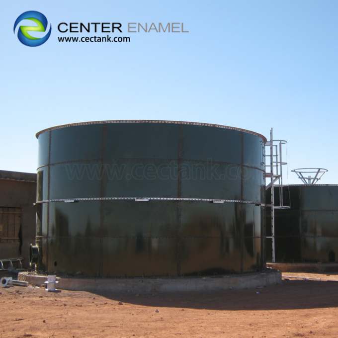 Glass-Fused-to-Steel bolted Industrial Water Tanks For Industrial Water Storage